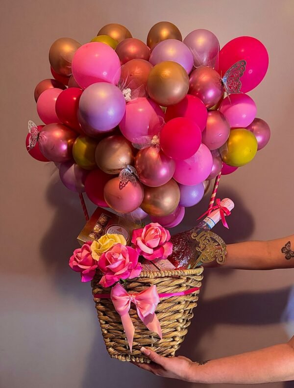 Pink hot air balloom bucket - Image 3