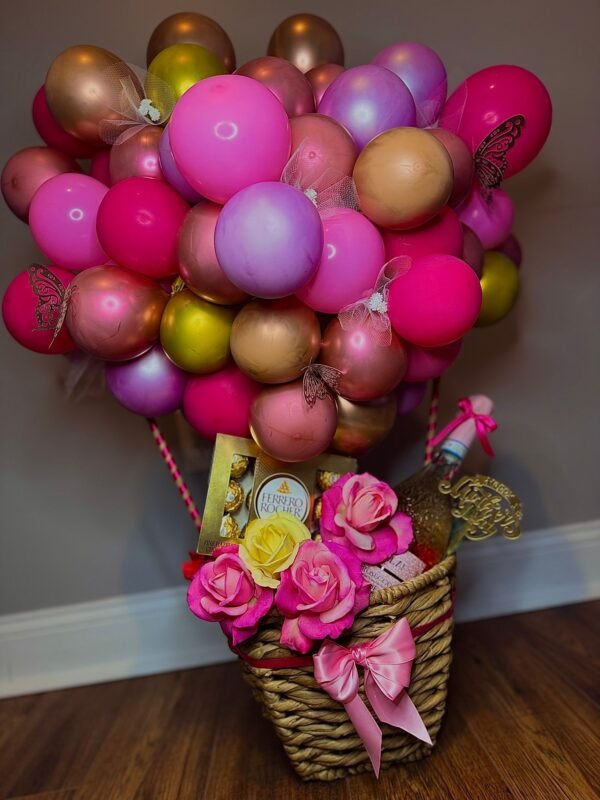 Pink hot air balloom bucket - Image 2